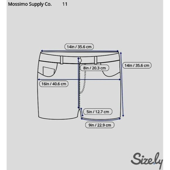 Mossimo Supply Co Juniors Jean Shorts 11 Light Blue White Distressed Denim - Picture 12 of 12